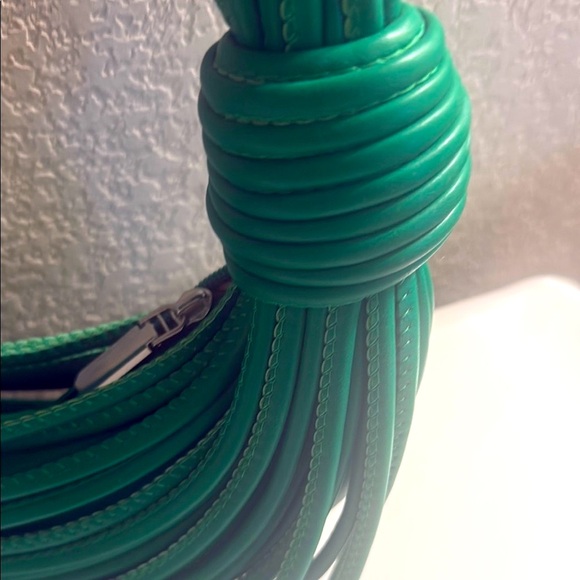 Green Threads Knotted Strings Mini Handbag-New With Tags - Picture 3 of 4